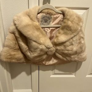 VINTAGE MINK SHAWL